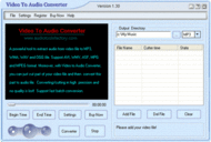 Best Video To Audio Converter screenshot